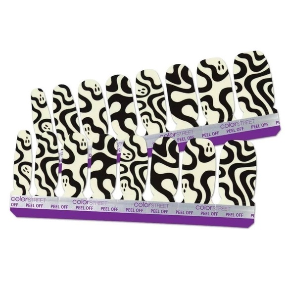 Color Street Feeling Fab-boo-lous Retired Nail Art Design Nail Strips - Picture 6 of 10
